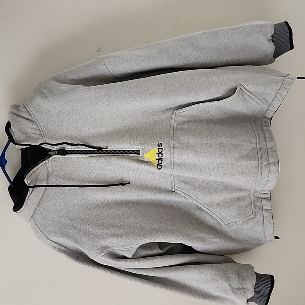 Adidas vintage 90s reversible pullover winter coat. Men's sz L